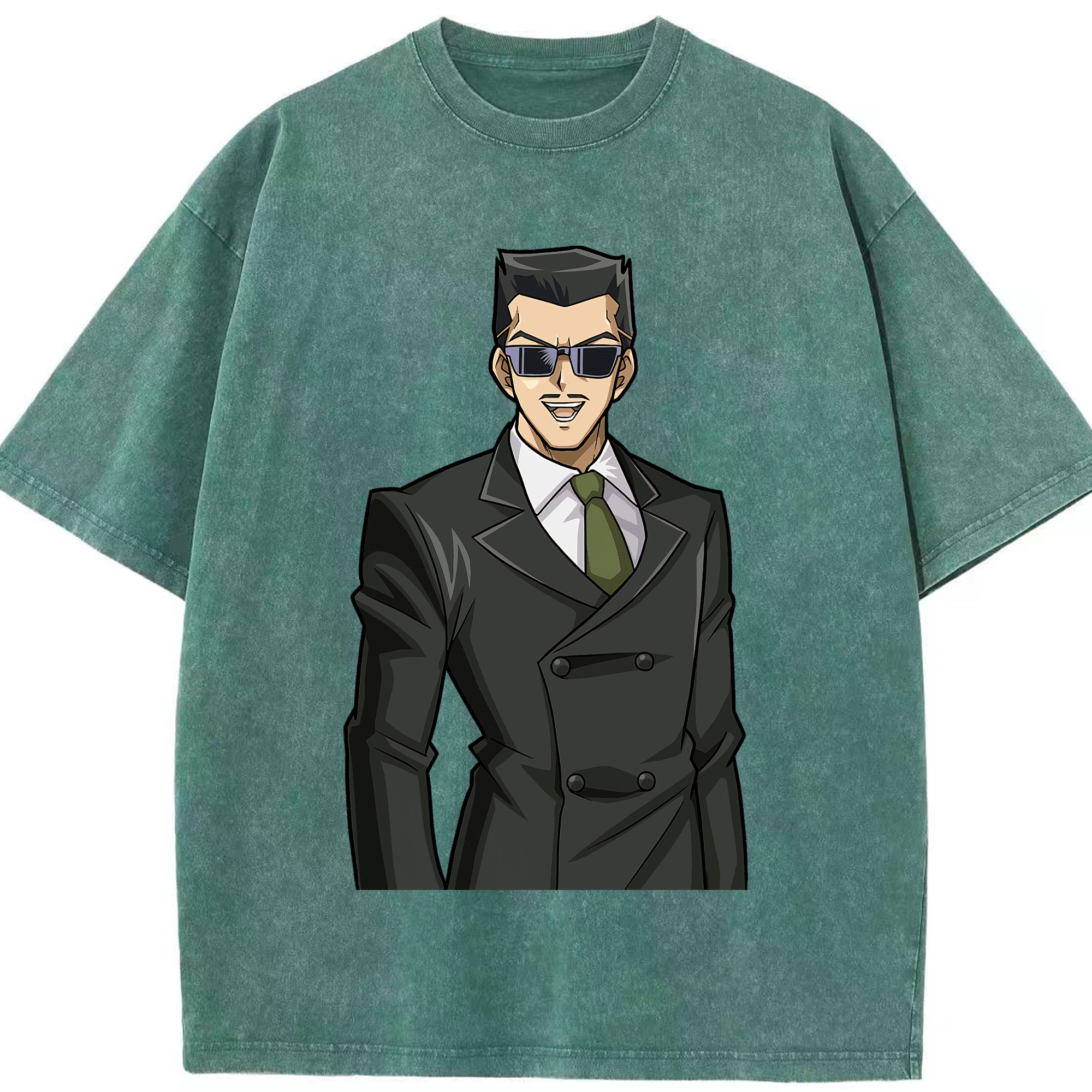 （画像用） 遊☆戯☆王 Yu-Gi-Oh! 綿100% ヴィンテージ風 半袖Tシャツ（フロントプリント）